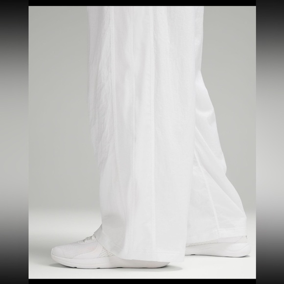 NWT Lightweight Tennis Mid-Rise Track Pant Full Length / WHITE - Picture 5 of 5